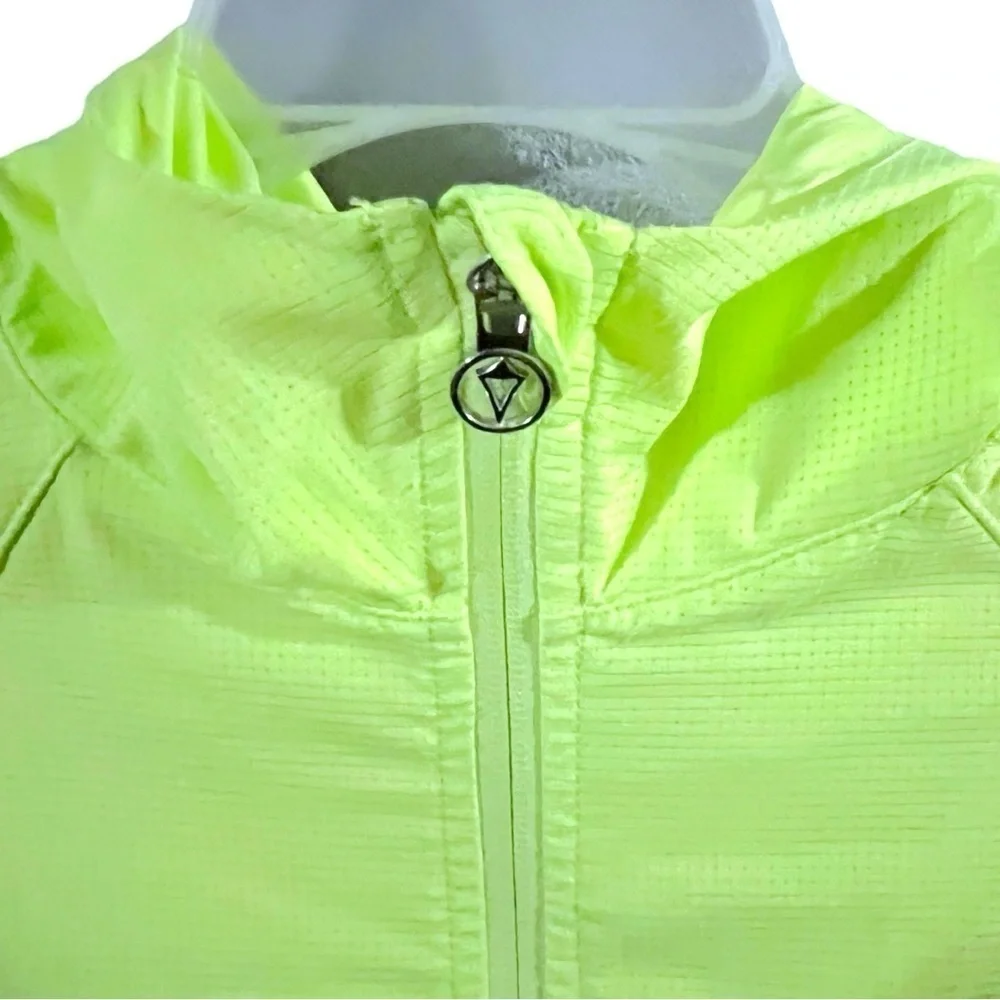 EUC ivivva Neon Green Jacket Sz 14